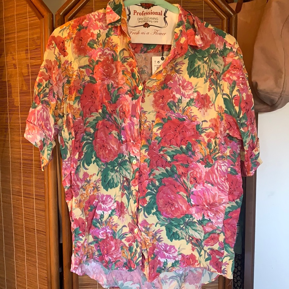 Zara floral top